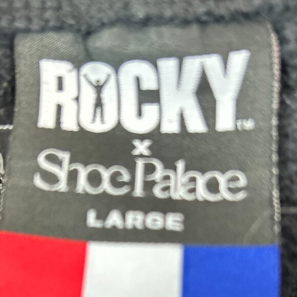 Rocky X ShoePalace Iconic "Get Up. Keep Fighting." Men's Black Sweatpants Size L - Picture 7 of 14